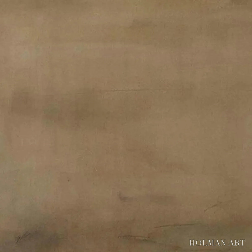HOLMAN ART Earthy Minimalist Landscape – Minimalist Abstract Painting in Brown - image 5