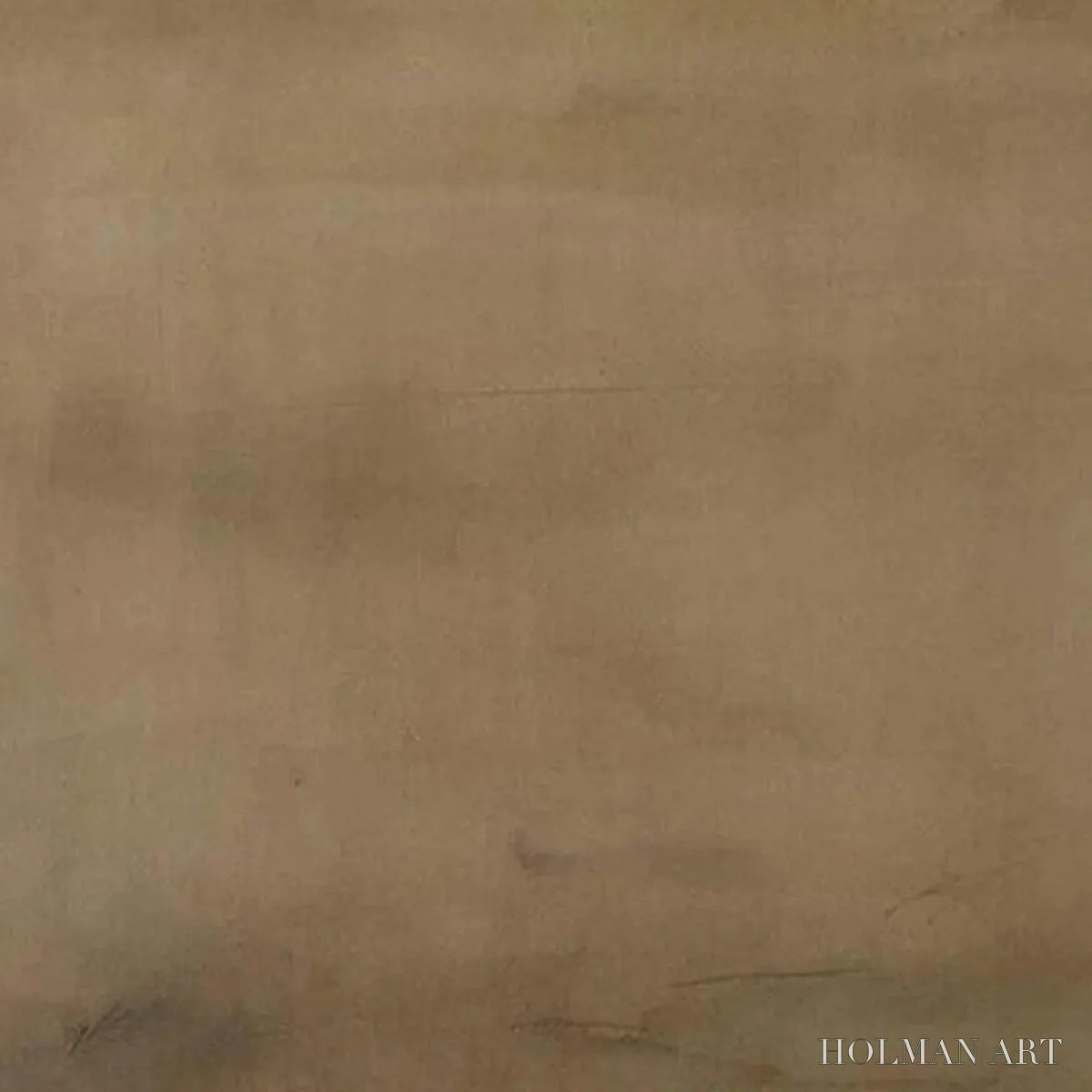 HOLMAN ART Earthy Minimalist Landscape – Minimalist Abstract Painting in Brown - image 5