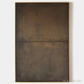 HOLMAN ART Umber Abstract Landscape – Abstract Painting in Brown - image 1