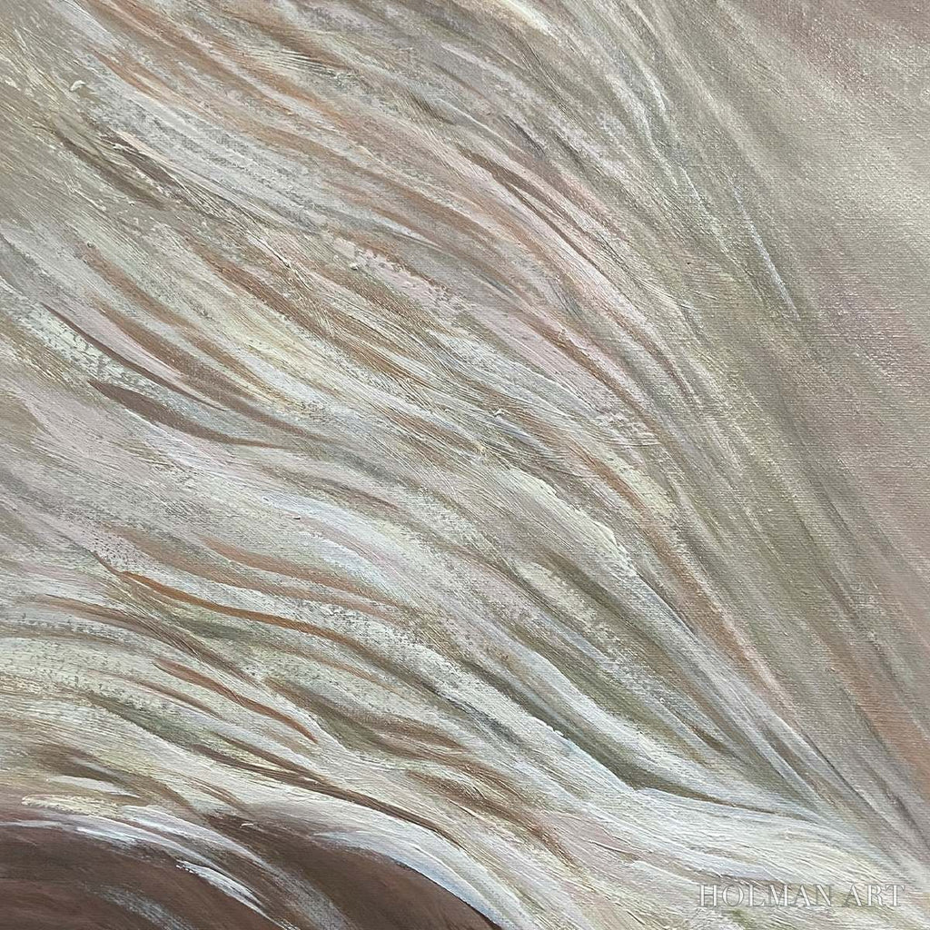 HOLMAN ART White Sand Dunes – Textured Abstract Landscape Painting, Vertical - image 4