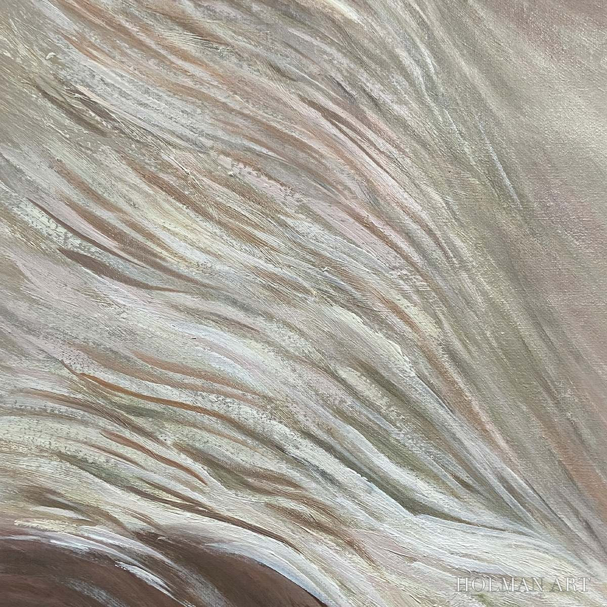 HOLMAN ART White Sand Dunes – Textured Abstract Landscape Painting, Vertical - image 4