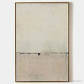 HOLMAN ART Minimalist Earthscape – Neutral Abstract Landscape Painting, Vertical - image 1