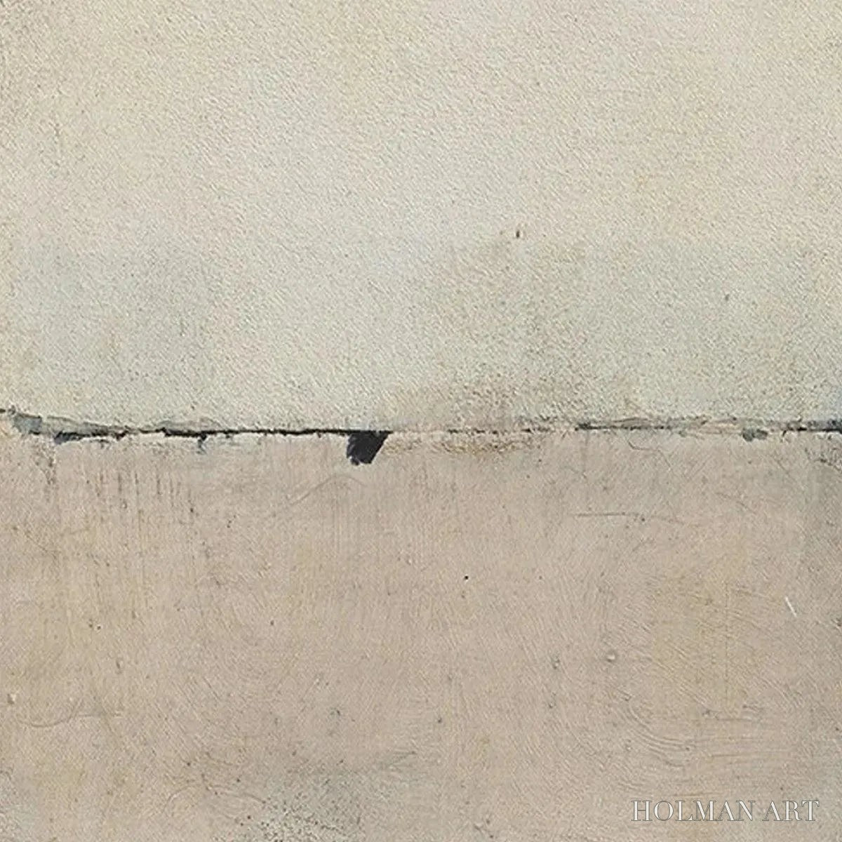 HOLMAN ART Minimalist Earthscape – Neutral Abstract Landscape Painting, Vertical - image 3