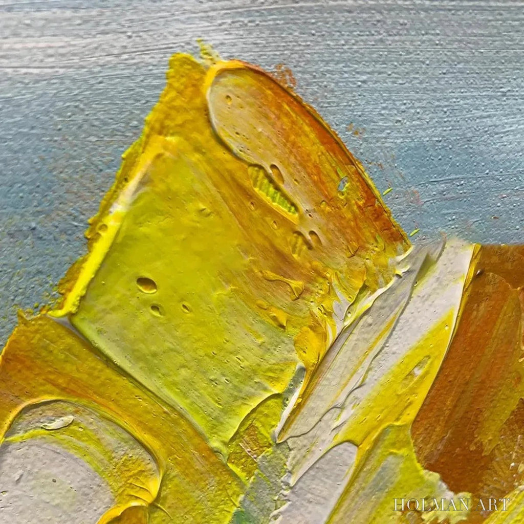 HOLMAN ART Colorful Reflections – Textured Abstract Landscape Painting - image 6