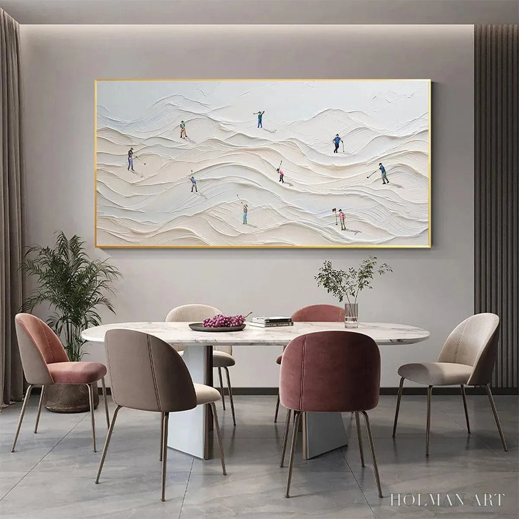 HOLMAN ART Fairway Vista – Textured Golf Course Landscape Painting - image 2