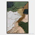 HOLMAN ART Terrain – Textured Wabi Sabi Abstract Painting in Earth Tones - image 1