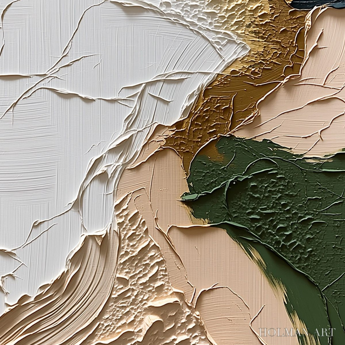 HOLMAN ART Terrain – Textured Wabi Sabi Abstract Painting in Earth Tones - image 5