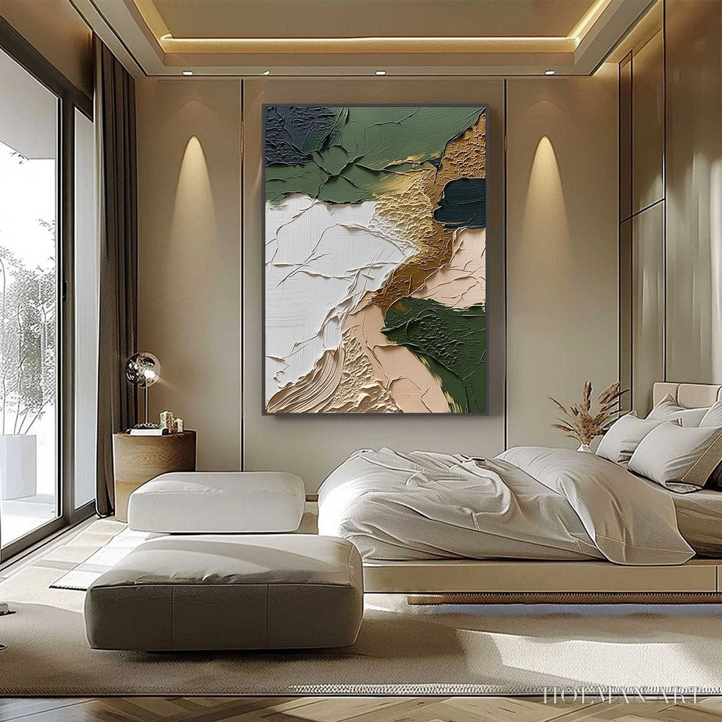HOLMAN ART Terrain – Textured Wabi Sabi Abstract Painting in Earth Tones - image 6