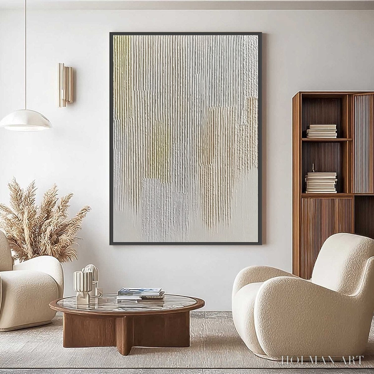 HOLMAN ART Earthen Rhythm – Textured Wabi Sabi Abstract - image 4