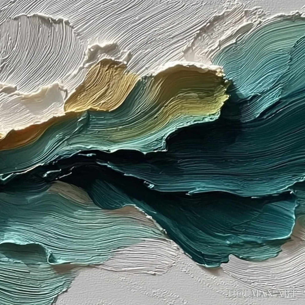 HOLMAN ART Canyon Rhythm – Large Textured Abstract Impasto Landscape Painting - image 5