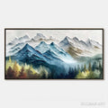 HOLMAN ART Alpine Majesty – Textured Mountain and Forest Landscape Painting - image 1