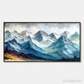 HOLMAN ART Alpine Crest – Textured Impasto Mountain Range Landscape Painting - image 1