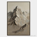 HOLMAN ART Terra Peak – Textured Wabi Sabi Mountain Impasto - image 1