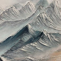 HOLMAN ART Ready to Ship | Frozen Peaks – Textured Minimalist Mountain Landscape - image 2