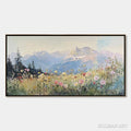 HOLMAN ART Alpine Serenity – Impressionist Mountain Meadow Landscape Painting - image 1