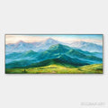 HOLMAN ART Emerald Valley Vista – Panoramic Mountain Landscape Oil Painting - image 1