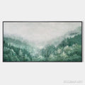 HOLMAN ART Valley of the Evergreens – Panoramic Evergreen Forest Landscape Oil Painting - image 1