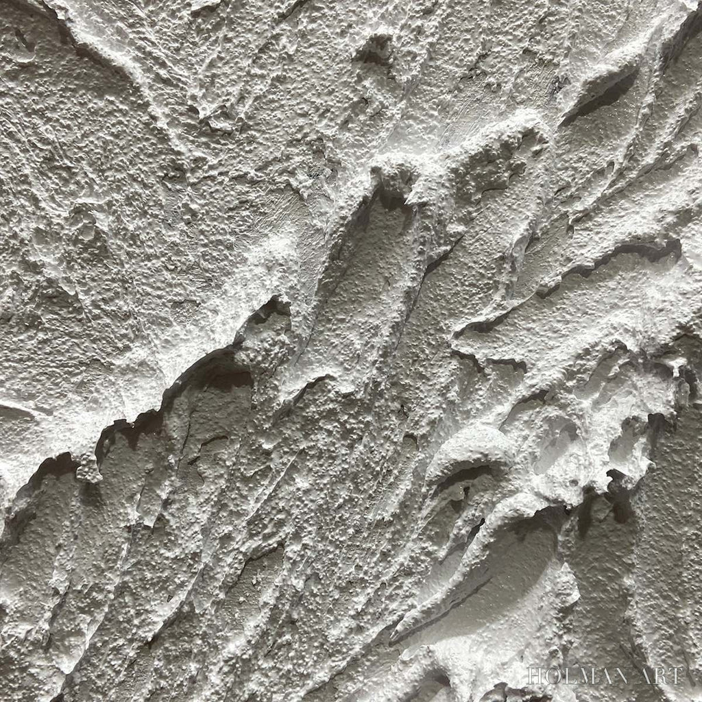 HOLMAN ART White Mountain – Textured Mountain Painting - image 4