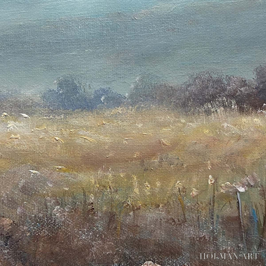 HOLMAN ART Meadow Valley Panoramic – Landscape Painting, Panoramic - image 6