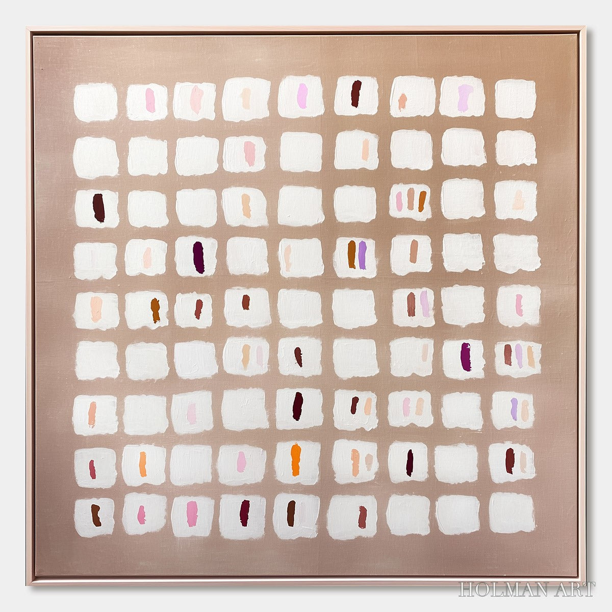 HOLMAN ART Color Field Study – Minimalist Abstract Oil Painting - image 1