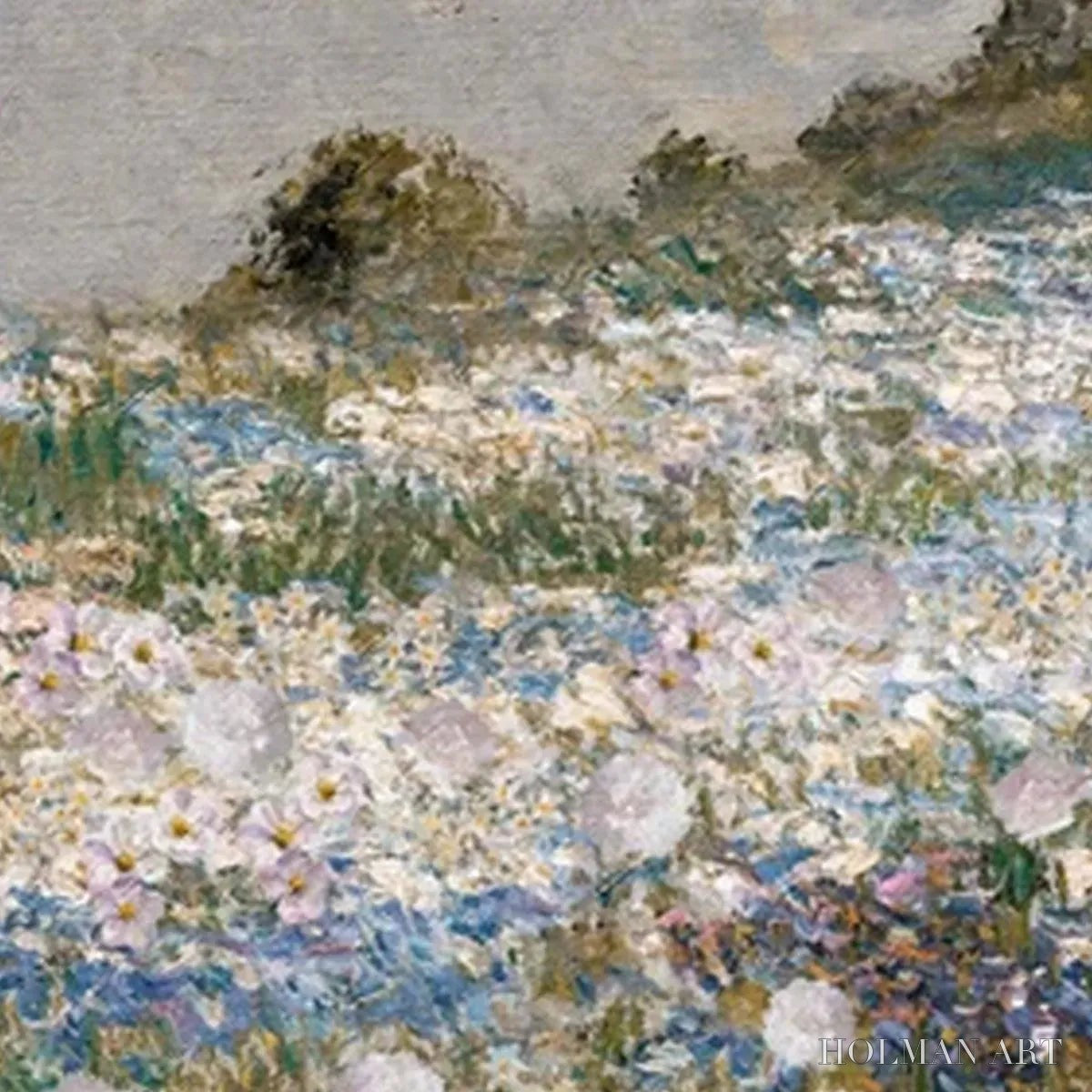 HOLMAN ART Wildflower Field Triptych – Impressionist Landscape Painting Set of 3 - image 3