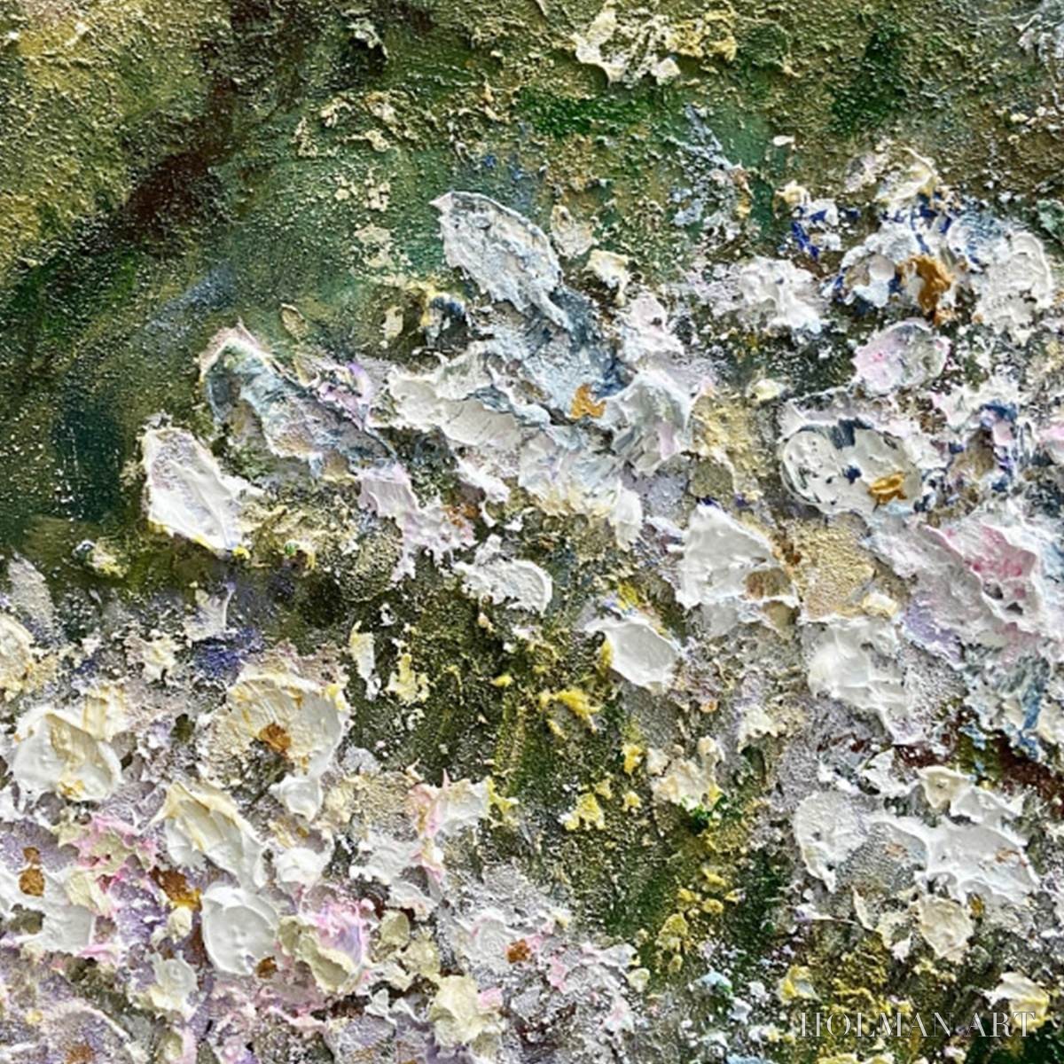 HOLMAN ART Wildflower Field Triptych – Impressionist Landscape Painting Set of 3 - image 6