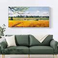 HOLMAN ART Golden Harvest – Tranquil Landscape Painting of a Golden Field - image 2