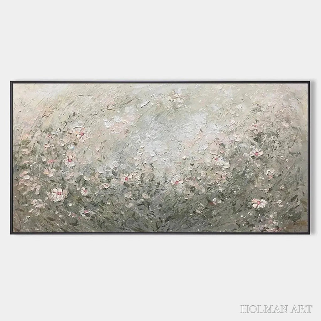 HOLMAN ART Whispering Meadow – Impressionistic Wildflower Landscape Painting - image 1