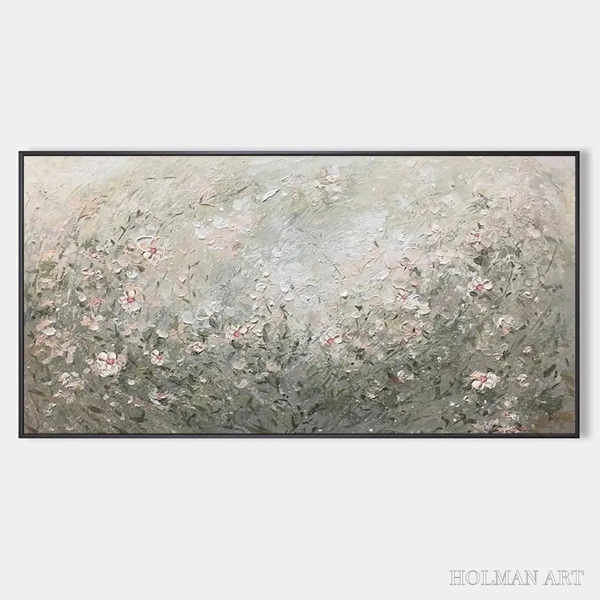 HOLMAN ART Whispering Meadow – Impressionistic Wildflower Landscape Painting - image 1