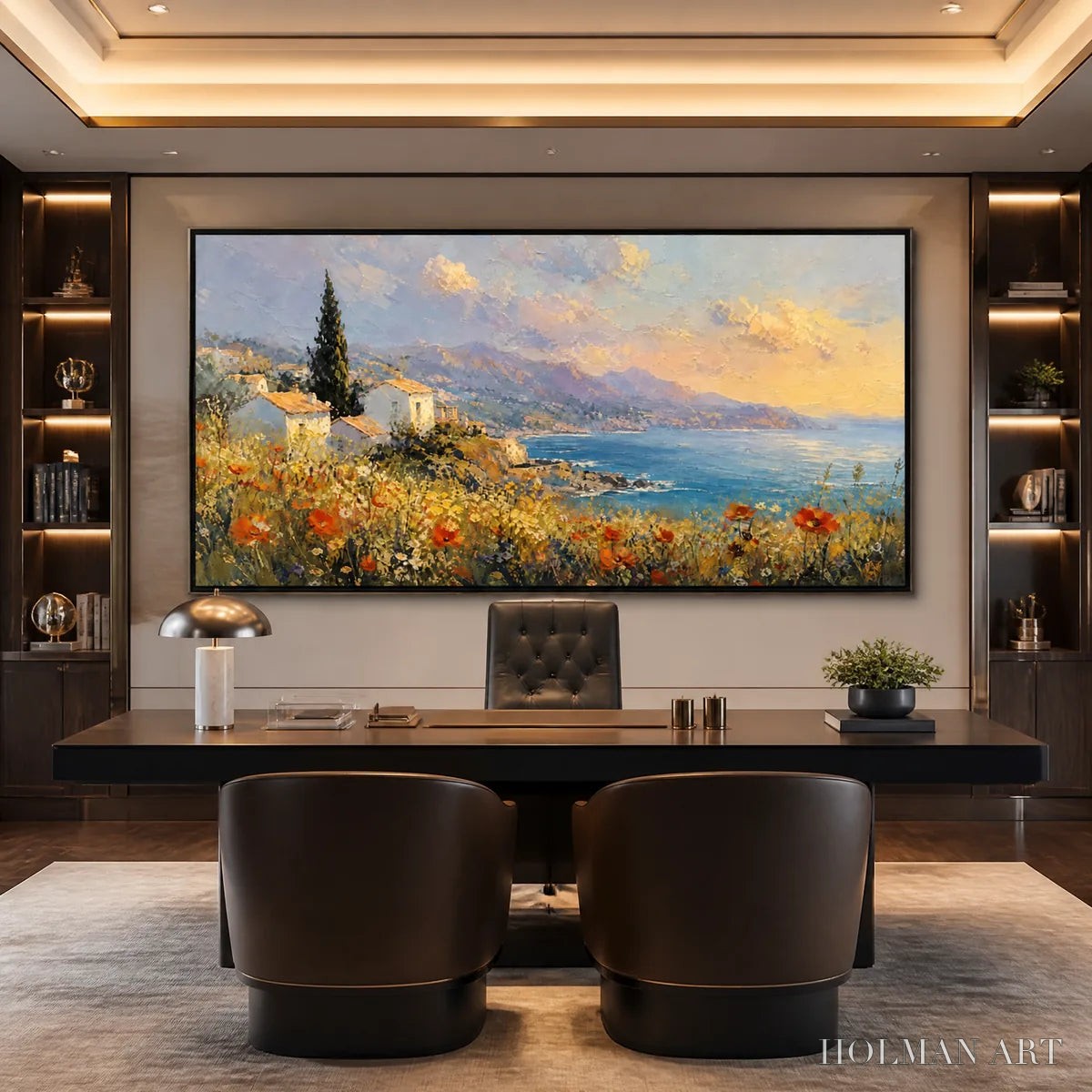 HOLMAN ART Lemon Coast – Mediterranean Coastal Landscape - image 2