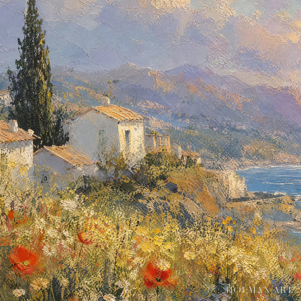 HOLMAN ART Lemon Coast – Mediterranean Coastal Landscape - image 3