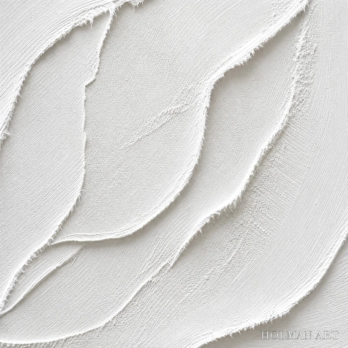HOLMAN ART Aegean Calm – Minimalist White Textured Wabi Sabi Set - image 3