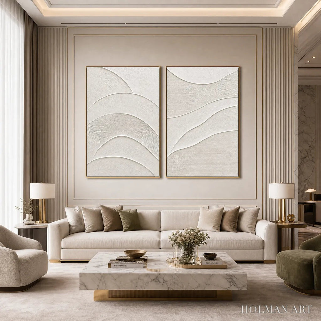 HOLMAN ART Serene Rhythm – Minimalist Textured Wabi Sabi Set - image 6