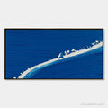 HOLMAN ART Voyage | Minimalist Textured Seascape Oil Painting - image 1