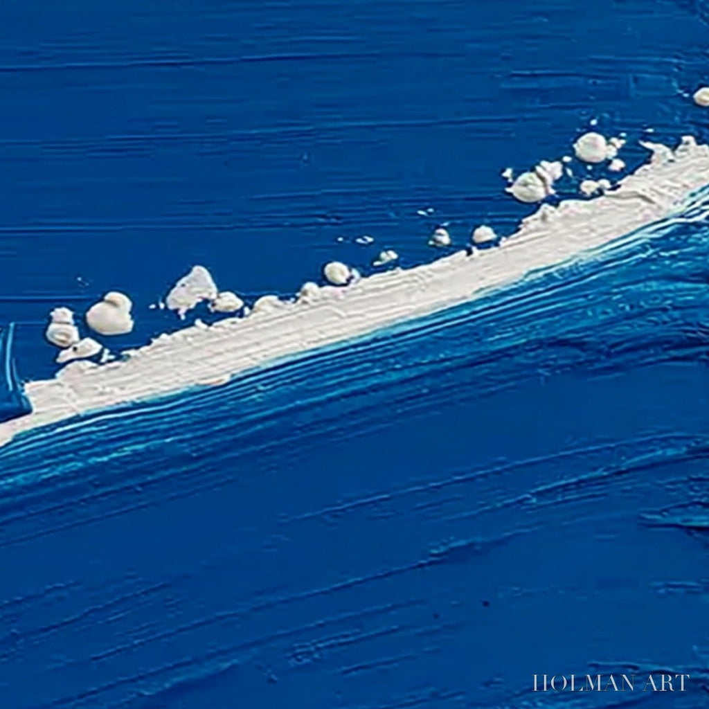 HOLMAN ART Voyage | Minimalist Textured Seascape Oil Painting - image 5