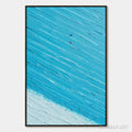 HOLMAN ART Azure Drift | Textured Abstract Beach Oil Painting - image 1