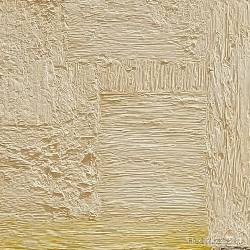 HOLMAN ART Horizon'S Edge – Textured Wabi-Sabi Abstract Seascape Painting - image 5