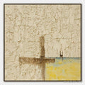 HOLMAN ART Coastal Vespers – Textured Wabi Sabi Abstract Beach Painting - image 1
