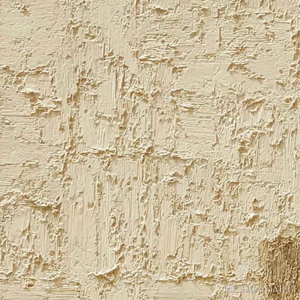 HOLMAN ART Coastal Vespers – Textured Wabi Sabi Abstract Beach Painting - image 5