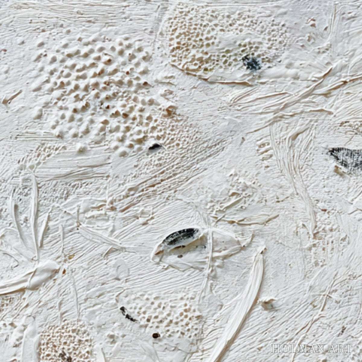 HOLMAN ART Tidal Relics – Textured Wabi Sabi Abstract Ocean Painting - image 5
