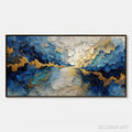HOLMAN ART Celestial Shore – Heavily Textured Abstract Seascape Painting - image 1