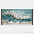 HOLMAN ART Tidal Crest – Textured Impasto Ocean Wave Painting - image 1