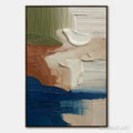 HOLMAN ART Coastal Strata – Textured Wabi Sabi Abstract Seascape Painting - image 1