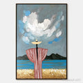 HOLMAN ART Coastal Reverie – Expressive Figurative Beach Landscape Painting - image 1