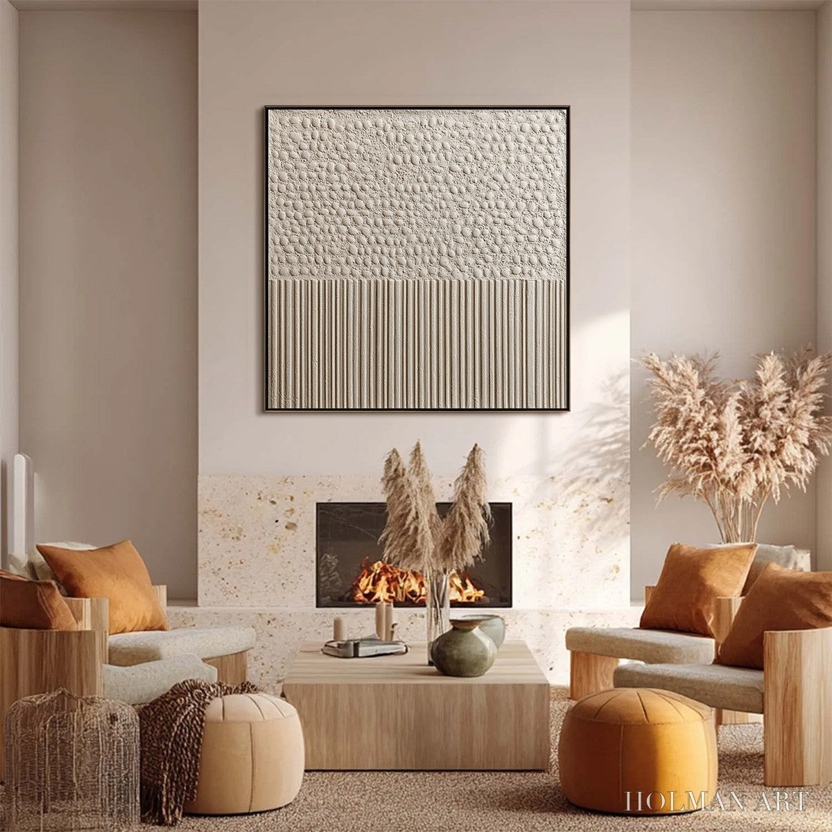 HOLMAN ART Zenith – Textured Wabi-Sabi Minimalist Abstract - image 4