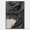 HOLMAN ART Terra Firma – Heavy Texture Wabi Sabi Abstract Painting with Gold Leaf - image 1
