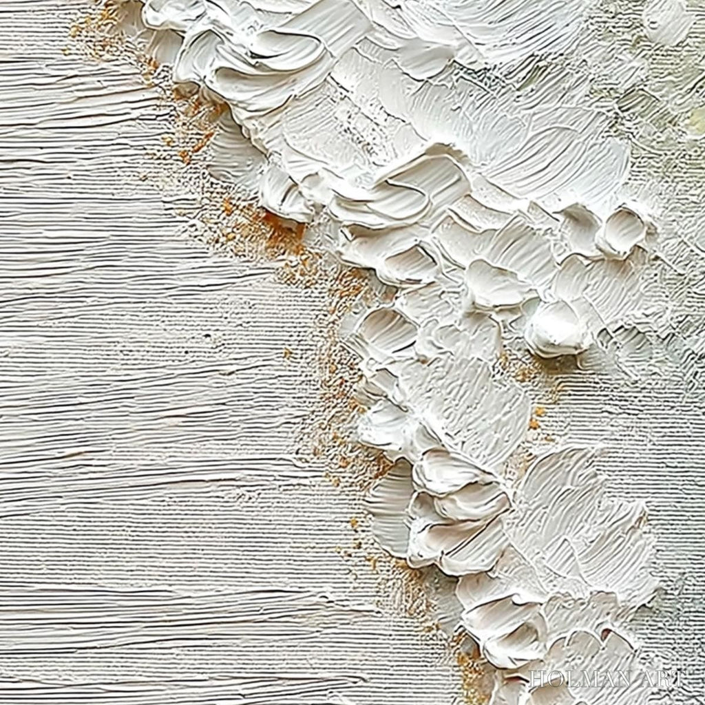 HOLMAN ART Aegean Foam – Textured Wabi Sabi Abstract Ocean Art - image 3