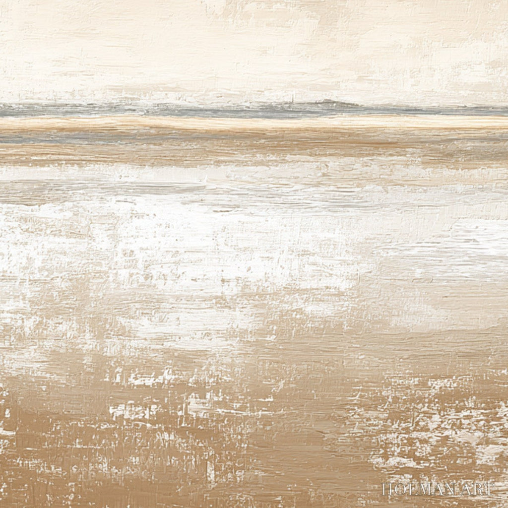 HOLMAN ART Solitude – Textured Minimalist Wabi Sabi Seascape - image 3