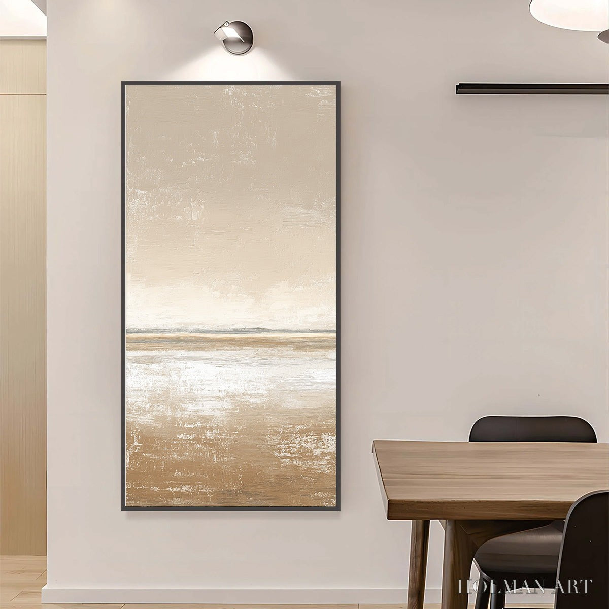 HOLMAN ART Solitude – Textured Minimalist Wabi Sabi Seascape - image 4