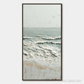 HOLMAN ART Whispering Tide – Textured Minimalist Impasto Seascape Painting - image 1